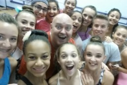 Thommie Retter and the Dance Mom kids