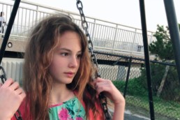 Ornella on swing