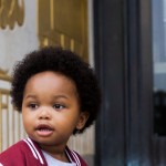 child model AJ Vaval sitting
